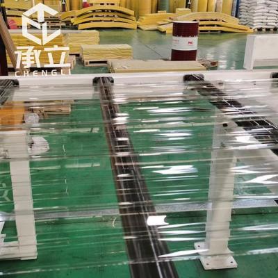 China Modern Top Fashion Polycarbonate Roof Daylight Tiles 2mm PC Transparent Waterproof Roof Tile for sale