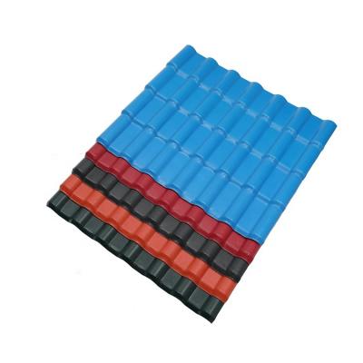 China Contemporary ASA Plastic Resin Tile PVC Roof Tile Roof Sheet for sale