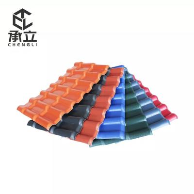 China Contemporary New Listing Synthetic Resin Fire Roof Tile Multifunctional Custom Synthetic Resin Roof Tile for sale