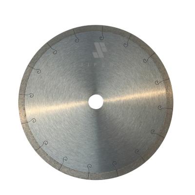 China Cutting 200*25.4*10mm super slim thin turbo segmented diamond ceramic saw blade for dry cutting hard ceramic tile for sale