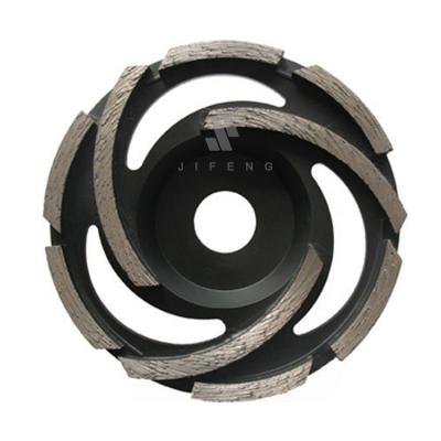 China Aluminum Single Row Cup Wheels For Polishing Granite, Quick Polishing, WANLONG BRAND for sale