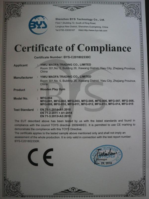 CE - Yiwu Maofa Trading Co., Limited