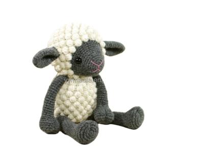 China Wholesales 100% Handmade Crochet Baby Amigurumi Sheep Bunny Toys Handmade for sale