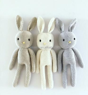 China Wholesales Handmade Amigurumi Baby Crochet Toys 100% Handmade Knitted Bunny Toy for sale