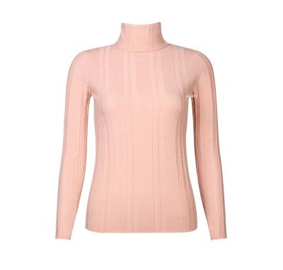 China Breathable Long Sleeve Turtle Neck Basic Sweater For Women for sale