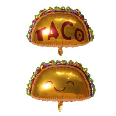 China China Self Sealing Wholesale Inflatable Hamburger Foil Fruit Balloon For Party Decoration for sale