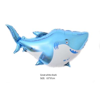 China Large&Small Sea Animal Self-Sealing Balloons Set Tropical Sea Creatures Fish Balloons For Kid Birthday Party Decorations for sale