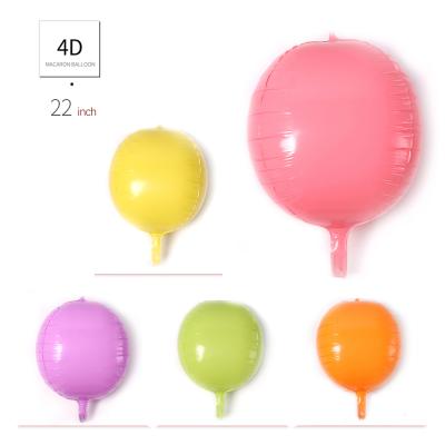 China 22 Inch Self Sealing 4D Balloon Large Foil Balloons Sphere Ball Round Balloons For Baby Shower Gender Reveal, Wedding, Birthday Or Engagemen for sale