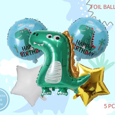 China Brithday /WeedingParty Decor Theme Party Foil Balloons Tyrannosaurus Birthday Decoration Foil Balloons Wholesale Gifts Dinosaur for sale