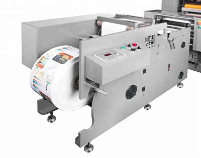 China FK300 Self Adhesive Label Large Cylinder Intermittent Label Rotary Letterpress Printing Machine for sale