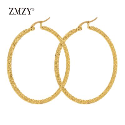 China 2018 BOHEMIA Gold Color Stainless Steel Silver Earrings Large Women Hoop Earrings for Men and Women Party Wedding for sale