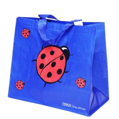 China NATIONAL promotional pp woven 150g shopping bag for sale