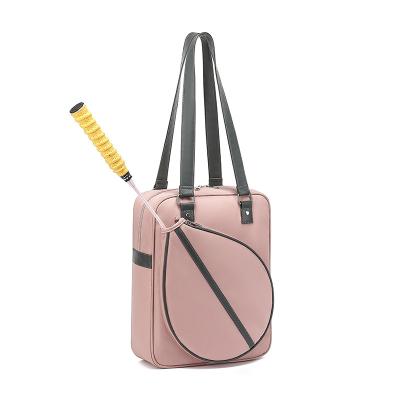 China Waterproof Shoulder Sling Shoulder Sling Men Women Sports Gym Bag Zipper Polyester Tennis Racket Bag for sale