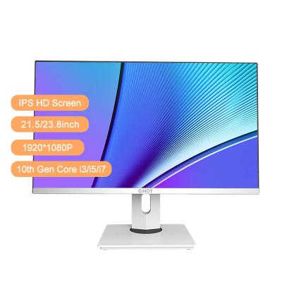 China USB port china aio 19 22 24 games business all in one i7 pc full hd set desktop all in one computer for sale