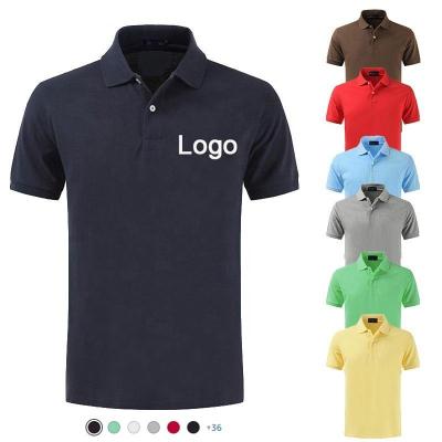 China Anti-wrinkle hot sale fashion classic short sleeve plus size men's shirts solid office polo formal T-shirts for men for sale