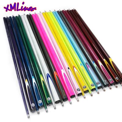 China xmlivet snooker cue/snooker cue/colorful carbon snooker cue sets 9.5mm billiards snooker cue sticks wholesales for sale