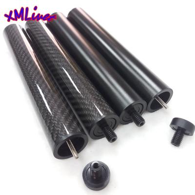 China Joined With Bumper Extras For Jacoby Billiard Cue Extension Jacoboy xmlivet 8inch Black Carbon/Aluminum Alloy/Billiard Cue With Bumper for sale