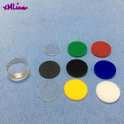 China Acrylic Colorful Cue Tip Cushion/Fiber Billiard Cue Cushion xmlivet 14mm Billiards Carom Tip Pads Billiards Accessories for sale