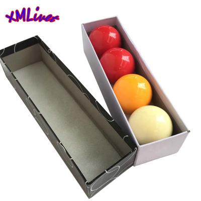 China Resin xmlivet 57.25mm billiards carom cue balls 4pcs in table set balls cushion carom korean accessories for sale