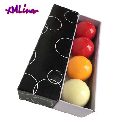 China Resin 4pcs xmlivet 57.25mm carom billiards balls in table set balls cushion carom korean accessories for sale