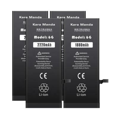 China China Manufacturer Cell Phone Wholesale Mobile Phone Rechargeable Lithium Battery For iPhone 6 Higher Capacity for sale