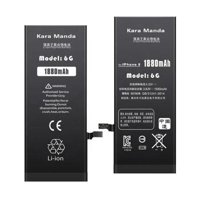 China Good Quality Cell Phone Battery ODM Wholesale OEM Standard Cell Phone Lithium Battery For Apple iPhone 6 Battery Replacement for sale