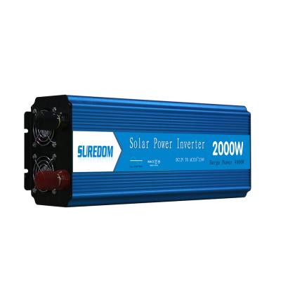 China Wholesale High Quality Solar System Inverter Power System Home 12v 220v 2000w Pure Sine Wave Solar Inverter for sale