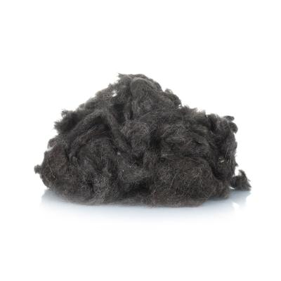 China Chinese 100% Black Wool OEM Color Sheep Noils 100% Wool Noils Carded Wool Waste for sale