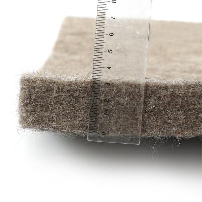 China 100% degradable quality 100% degradable wool fiber puff felt 100% wool felt for sale