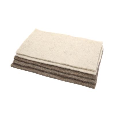 China Breathable 10mm, 15mm, 20mm Merino Wool Felt Industrial Eco-Friendly Fabric Felt Sheet for sale