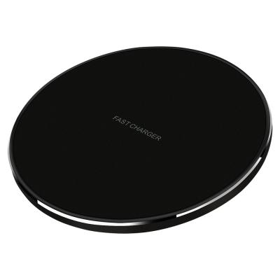 China Hot Selling Type-c Black Fast Wireless 15w Mobile Phone New Product Charging Pad for sale