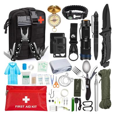 China Outdoor Adventure Camping Hiking Outdoor Mini Survival Kits First Aid Travel Survival Kit Emergency Camping Kit for sale