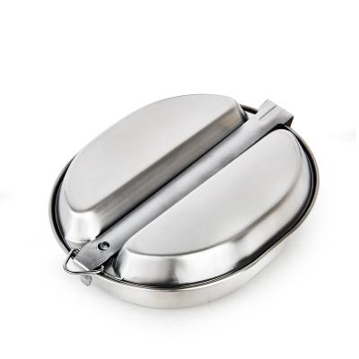 China Outdoor Sports Travel Betop OEM Army Stainless Steel Mess Camping Military Mess Tin for sale