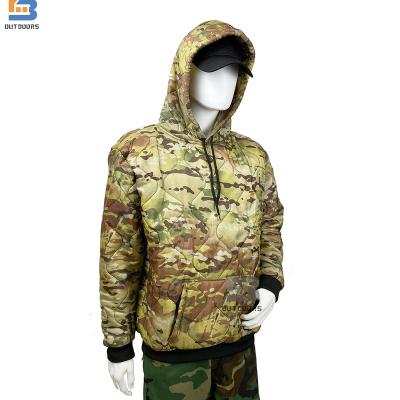 China Army USA Multicam Woobie Lightweight Warm Military Hoodie Pullover for sale