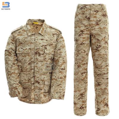 China Breathable 3 Colors Drop Army BDU Camouflage Tactical Uniform for sale