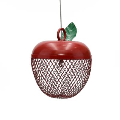 China Viable Decoration Bird Feeder Outdoor Wild Apple Feeder for sale