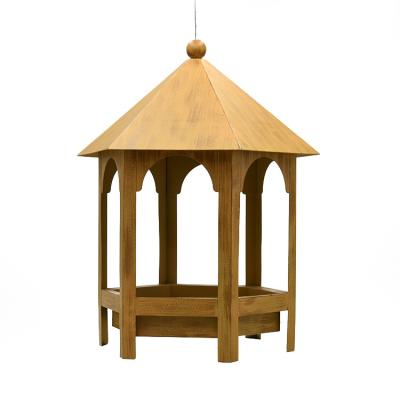 China Non-automatic Outdoor Gazebo Wild Bird Station Bird House Bird Feeding Feeder for sale