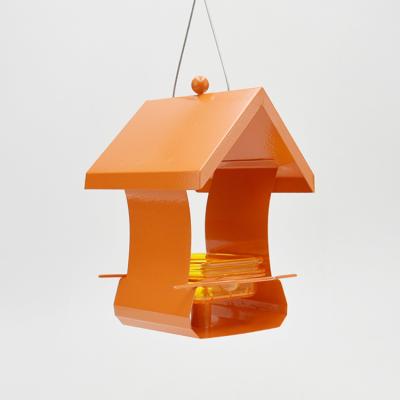 China Outdoor Stocked House Bird Feeder Feeding Wild Bird Breeding Center Bird Feeder For Cages for sale