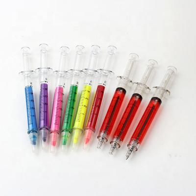 China office & Wholesale School Markers Amazon Hot 60pcs New Arrival Syringe Highlighter Pen For Medical Promotion for sale