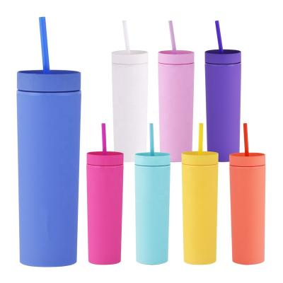 China Direct Selling Viable Custom Logo Solid Color Portable Plastic Water Cup With Dome Lid for sale