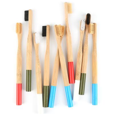 China Dropshipping Disposable Eco Friendly Organic Personalized Adult Kids Travel Bamboo Charcoal Toothbrush for sale