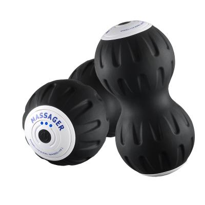 China Self Massage/Muscle Relax/Pain Releases/Rechargeable Battery Massage Ball Vibration Peanut Massage Ball Peanut Ball Fascia Massage for sale