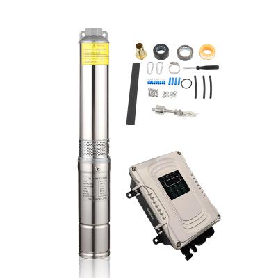 China Others 3inch 48v deepwell powerful brushless dc solar submersible pump solar water pumps for agriculture for sale