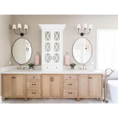 China 2021 Hangzhou Vermont Modern Design Style Bathroom Vanity Fashionable Wooden Bathroom Cabinets Design en venta