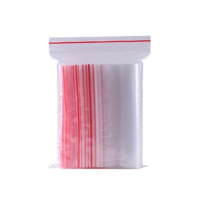 China Recyclable Promotional Pe Ziplock Plastic Clear Bags /transparent Package Pe Bag With Zipper for sale