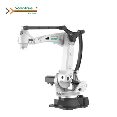 China Soontrue servo drive auto packing robot stacking palletizer robot for carton box for sale