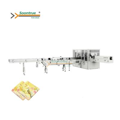 China Intelligent Facial Tissue Napkin Machine Paper Processing Machinery Facial Tissue Packing Machine for sale