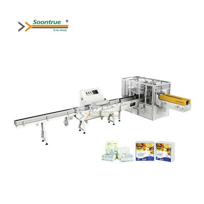 China Single wapper system suitable for factory machinery napkin paper making full automatic paper processing cutting machine for sale