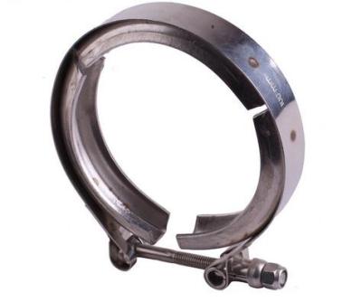 China Fine Polished Grooved Pipe Clamps , Stainless Steel Pipe Fitting Clamps for sale