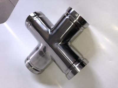 China 4 Way Grooved End Pipe Fittings Grooved Equal Cross For Industrial Pipeline System for sale